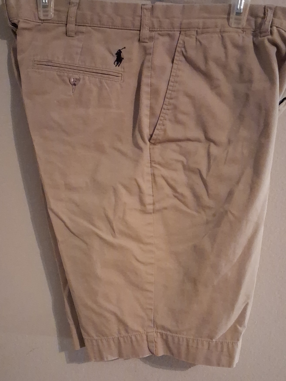 Ralph Lauren Beige/Tan Chino Shorts with Polo Logo